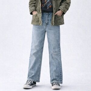 bugle boy the millennium jeans (Girls 16) high rise, straight leg Vtg 90s